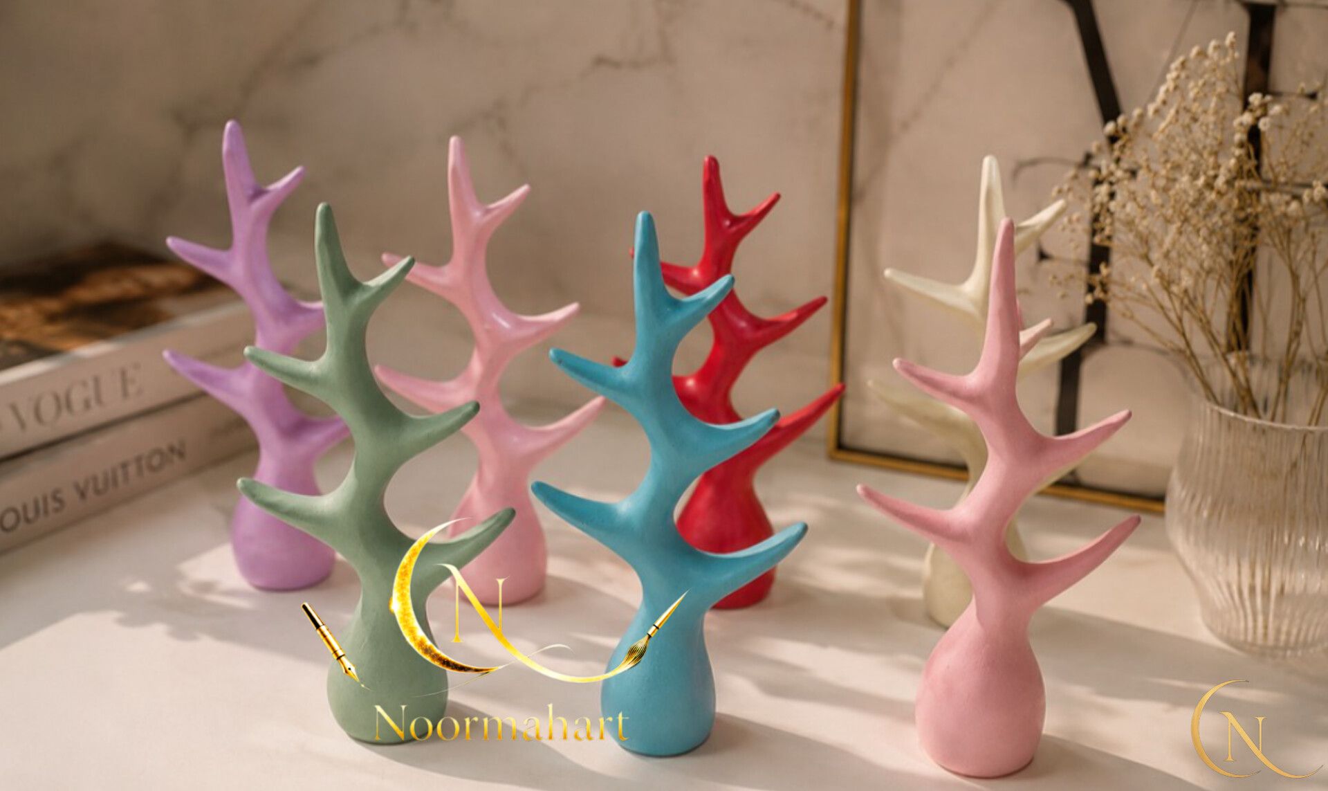 درخت جواهرات و اکسسوری جنس سنگ مصنوعی